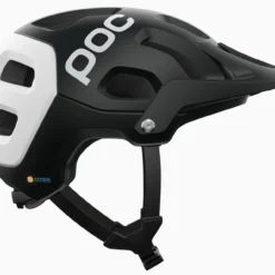 POC Tectal Race MIPS Mountainbike-Helm - Uranium Black/Hydrogen White Matt -HelmPro Verkaufs-Shop POC Tectal Race mips MTB Bike Helm Fahrradhelm Uranium Black Hydrogen White Matt 3