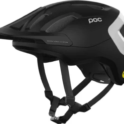 POC Axion Race MIPS MTB-Fahrradhelm-Helm - Uranium Black Matt/Hydrogen White