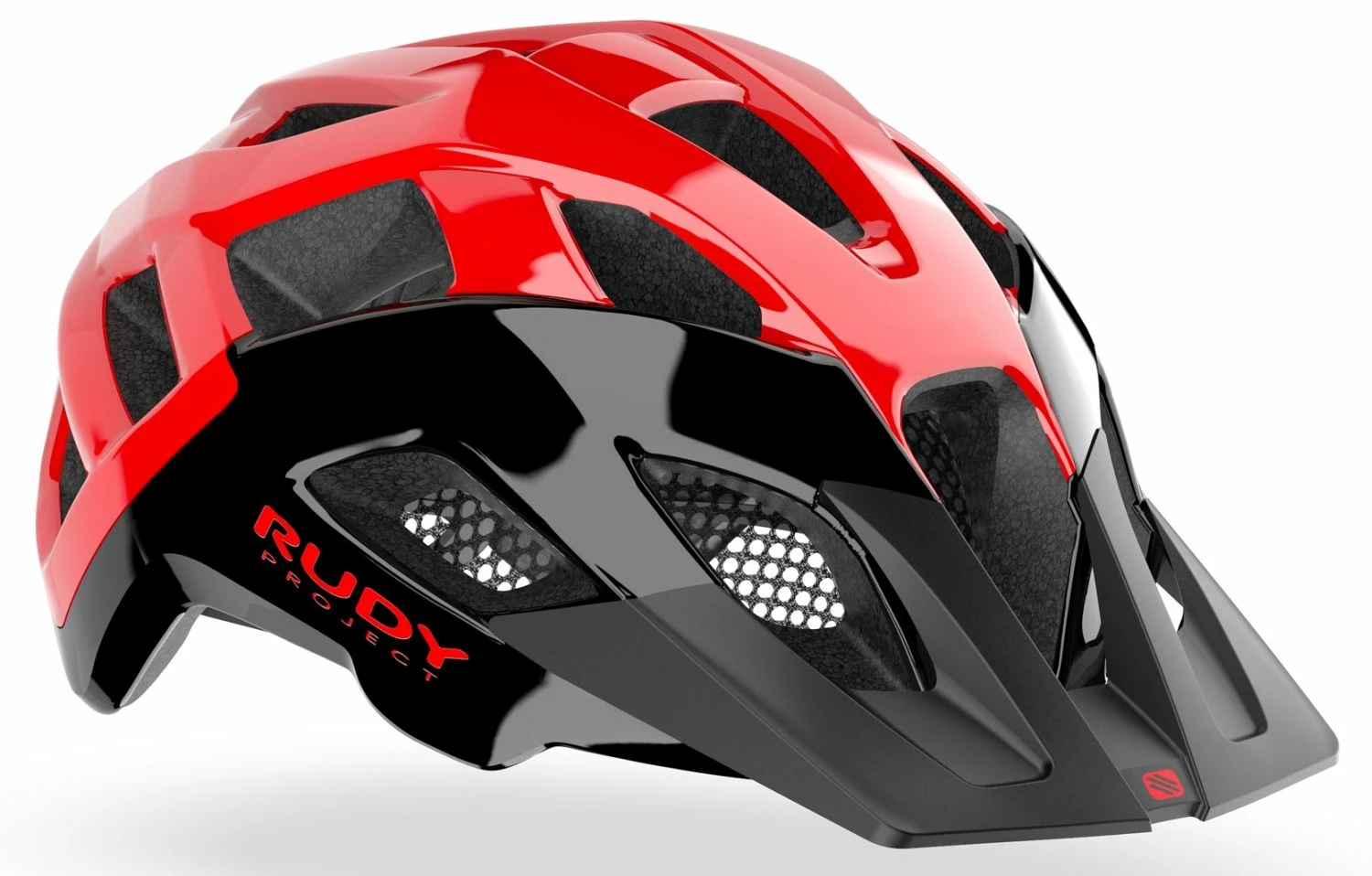 Rudy Project Crossway MTB Helm - Black/Red Shiny 3 Rudy Project Crossway MTB Helm - Black/Red Shiny