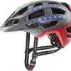Uvex Finale 2.0 Light Fahrradhelm-silver Red Mat -HelmPro Verkaufs-Shop S41004302 uvex finale light 2 0 Fahrradhelm mit LED Licht Sensor 0