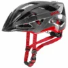 Uvex Active Fahrradhelm - Anthracite Red -HelmPro Verkaufs-Shop uvex active anthracite red shiny S4104310215 0
