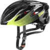 Uvex Boss Race Rennradhelm - Black - Lime -HelmPro Verkaufs-Shop uvex boss race Rennradhelm black lime 1