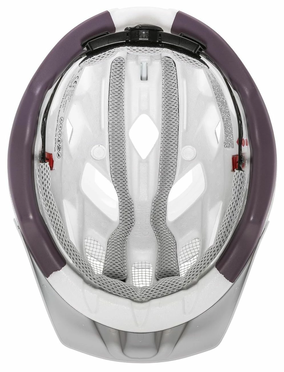 Uvex City Active Fahrradhelm - Silver-plum Mat 6 Uvex City Active Fahrradhelm - Silver-plum Mat – Bild 4
