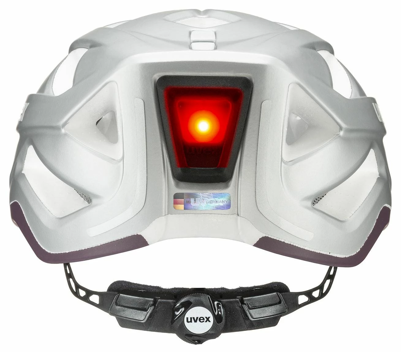 Uvex City Active Fahrradhelm - Silver-plum Mat 8 Uvex City Active Fahrradhelm - Silver-plum Mat – Bild 6