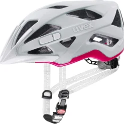 Uvex City Active Fahrradhelm - Papyrus-neon Pink Mat