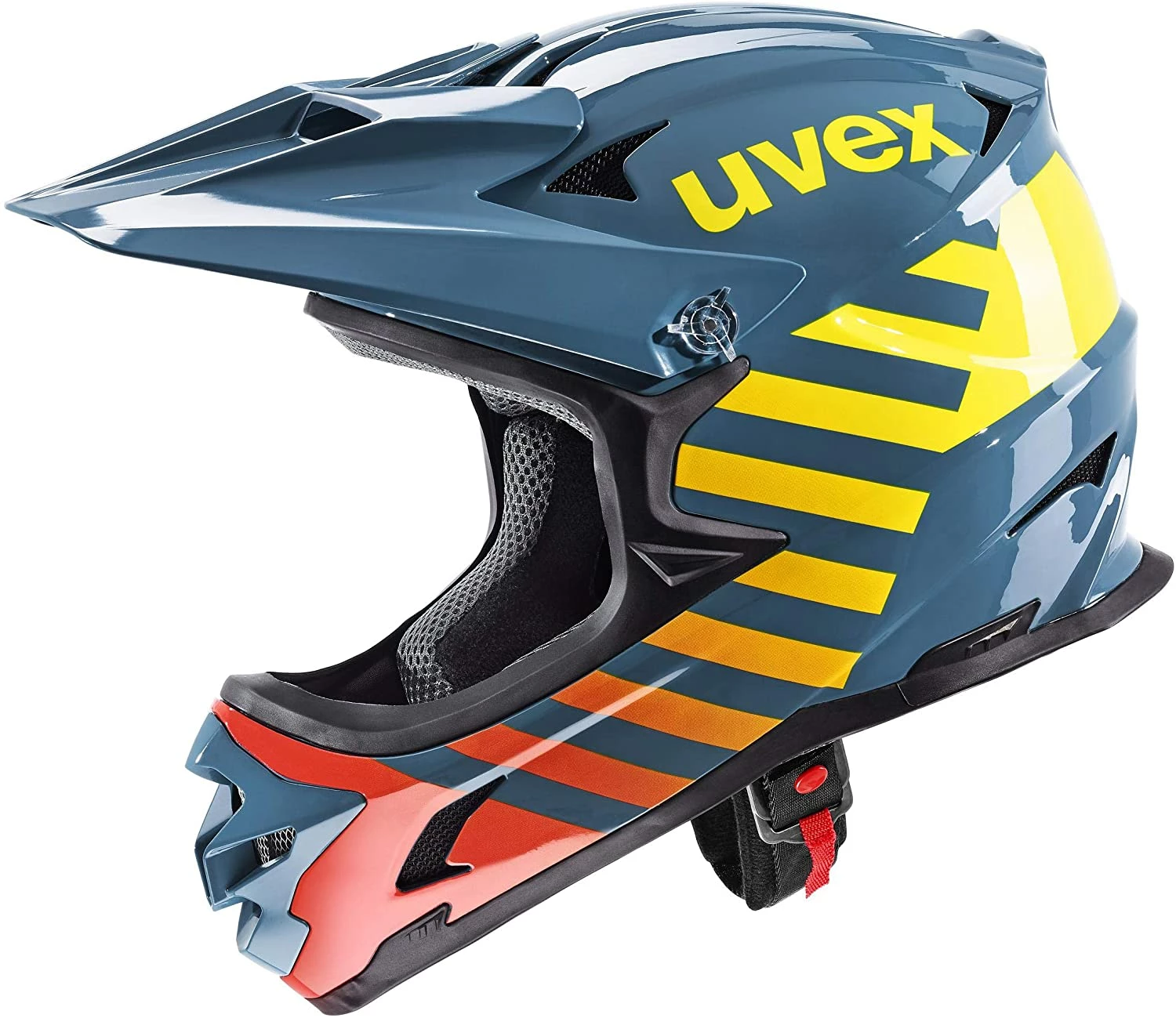 Uvex HLMT 10 Bike Full Face Helm - Blue Fire 3 Uvex HLMT 10 Bike Full Face Helm - Blue Fire