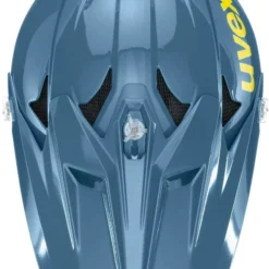 Uvex HLMT 10 Bike Full Face Helm - Blue Fire 10 Uvex HLMT 10 Bike Full Face Helm - Blue Fire -HelmPro Verkaufs-Shop uvex hlmt 10 bike donwhill mtb bmx helm 4 ansicht von oben draufsicht