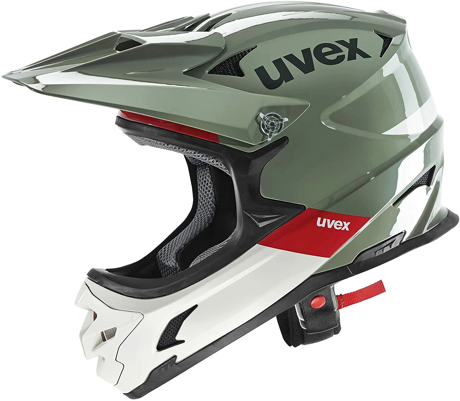 Uvex HLMT 10 Bike Full Face Helm - Moos Green-sand 3 Uvex HLMT 10 Bike Full Face Helm - Moos Green-sand