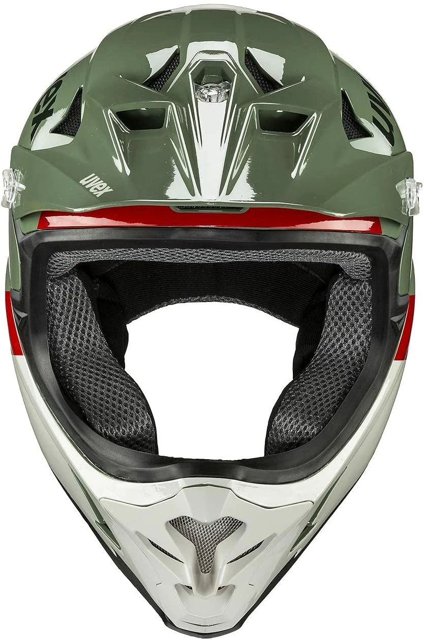 Uvex HLMT 10 Bike Full Face Helm - Moos Green-sand 4 Uvex HLMT 10 Bike Full Face Helm - Moos Green-sand – Bild 2