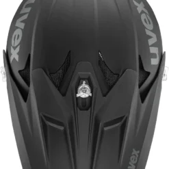Uvex HLMT 10 Bike Full Face Helm - Black Grey Matt -HelmPro Verkaufs-Shop uvex hlmt 10 bike dowmhill bmx helm schwarz grau matt 5