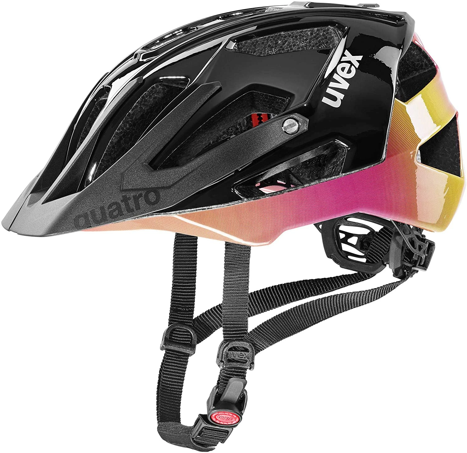 Uvex Quatro Mountainbike Helm - Future Black 3 Uvex Quatro Mountainbike Helm - Future Black