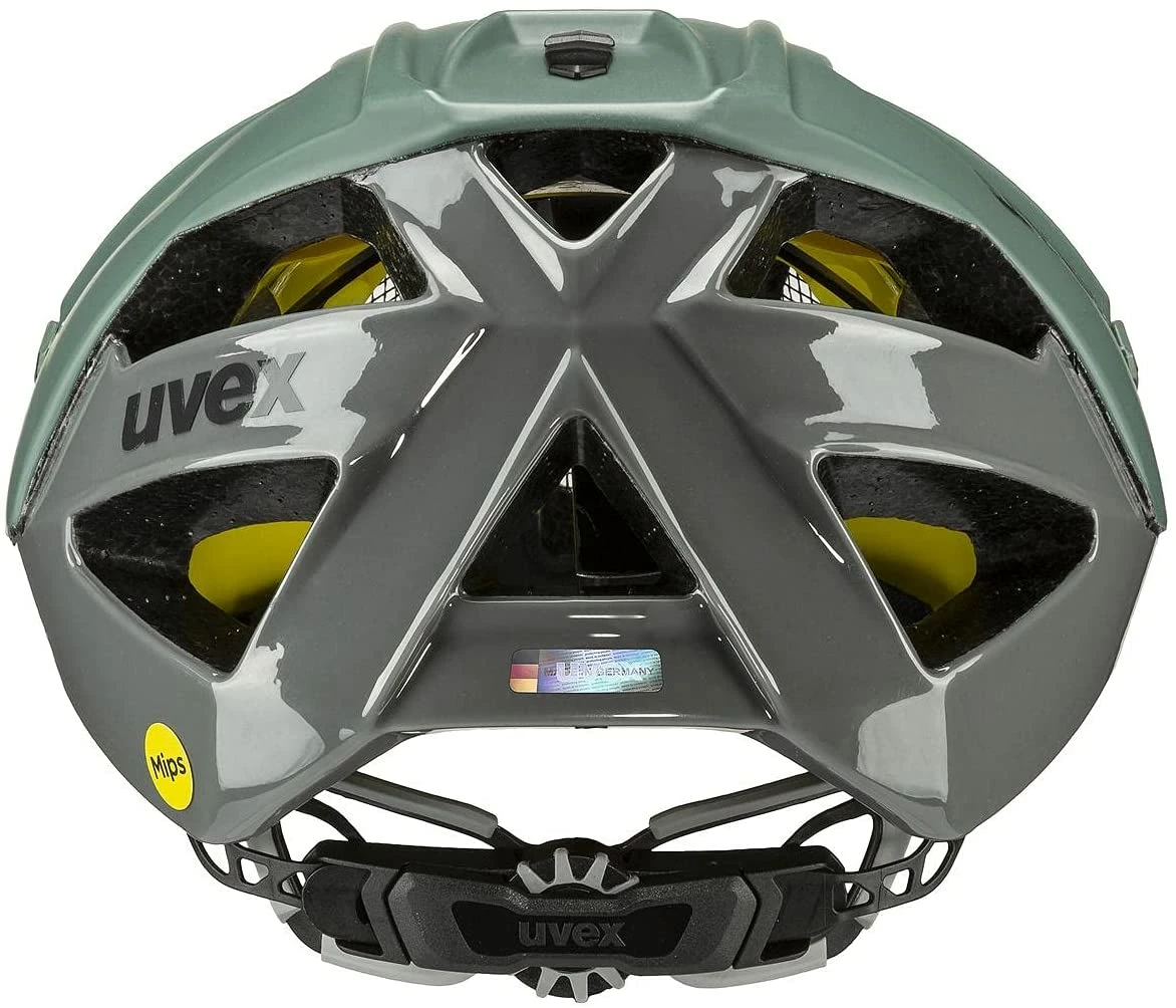 Uvex Quatro Cc MIPS Mountainbike Helm - Moos Green Rhino 6 Uvex Quatro Cc MIPS Mountainbike Helm - Moos Green Rhino – Bild 4