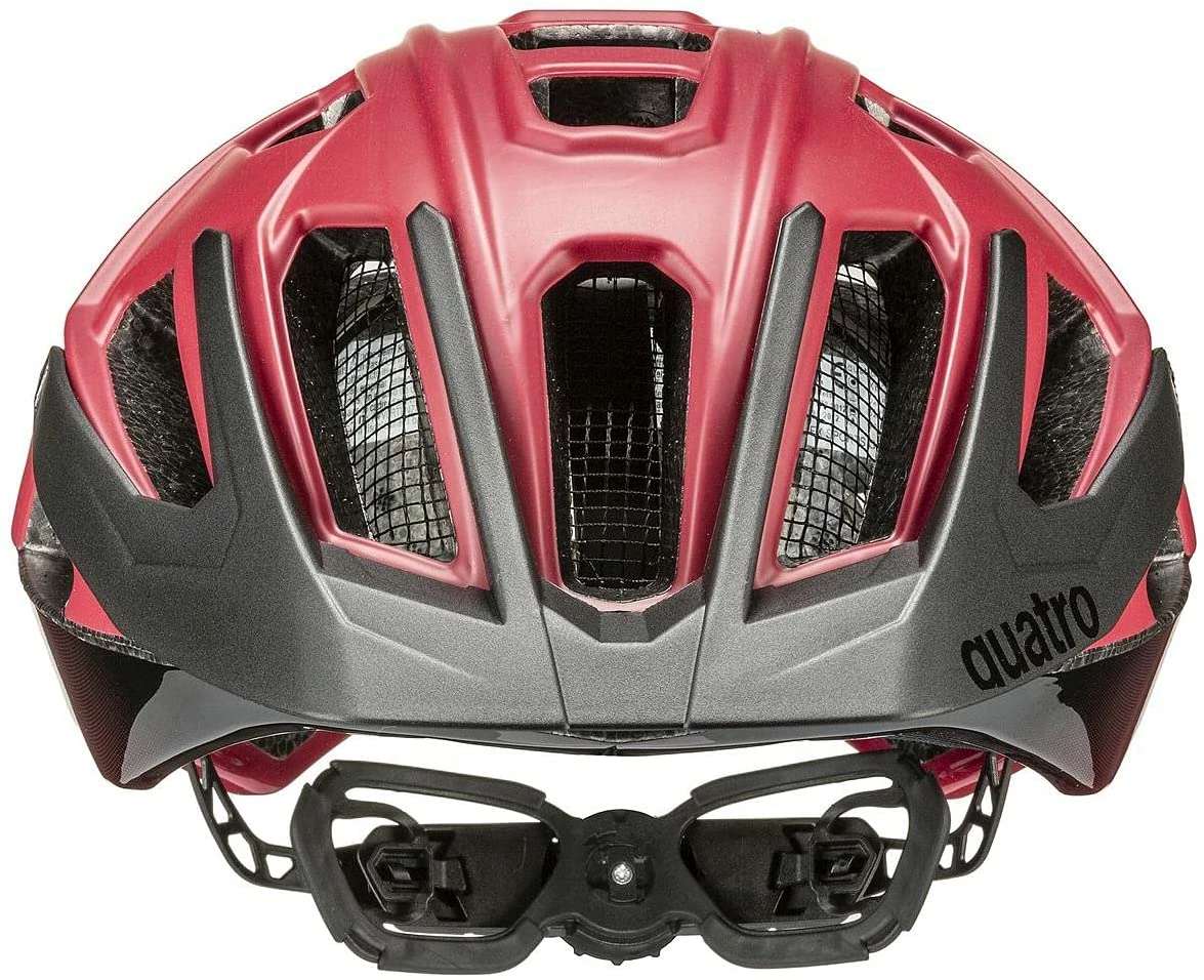 Uvex Quatro Cc Mountainbike Helm - Dark Red-black Mat 4 Uvex Quatro Cc Mountainbike Helm - Dark Red-black Mat – Bild 2