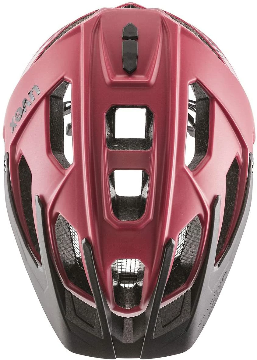Uvex Quatro Cc Mountainbike Helm - Dark Red-black Mat 7 Uvex Quatro Cc Mountainbike Helm - Dark Red-black Mat – Bild 5