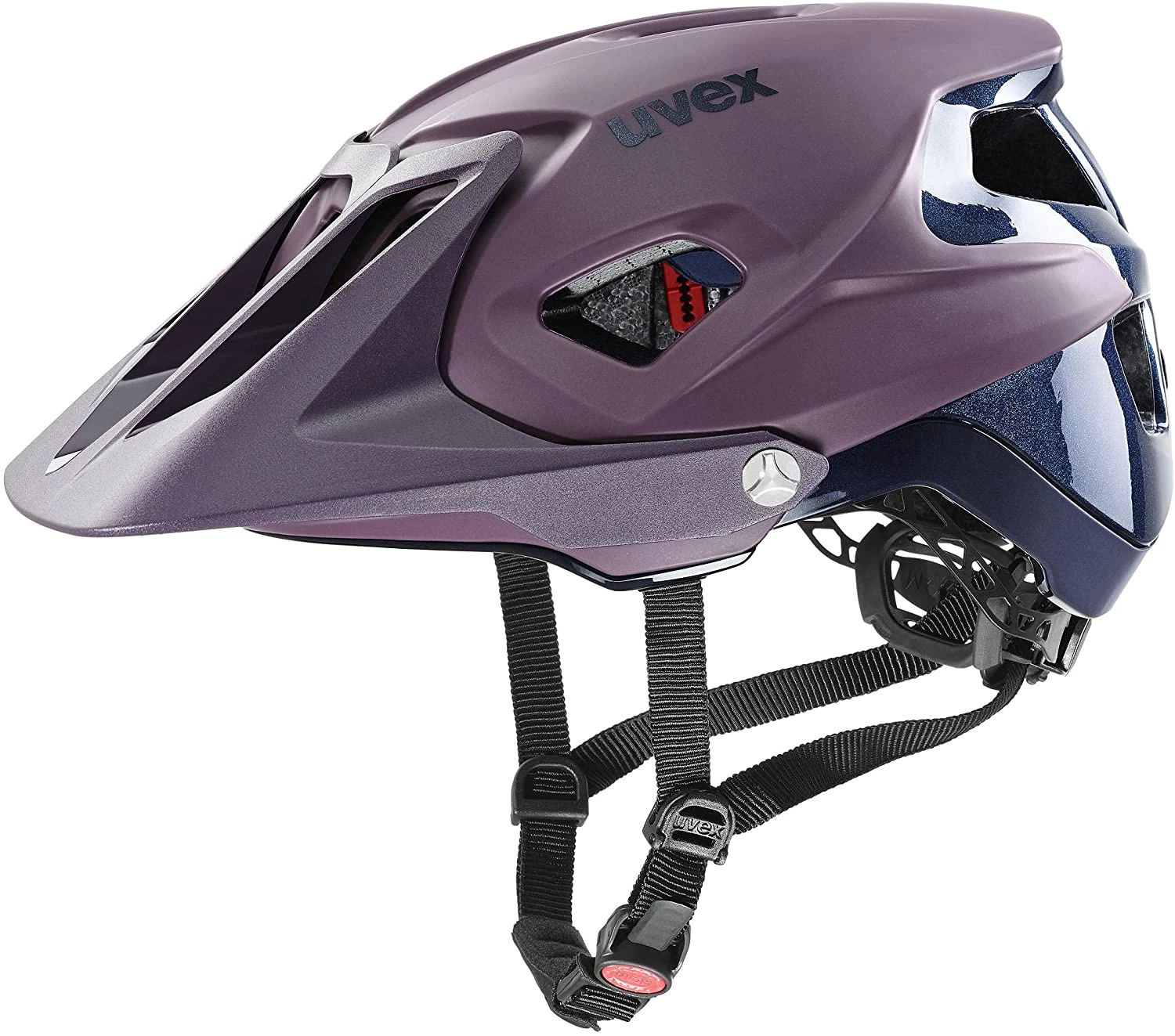 Uvex Quatro Integrale Mountainbike Helm - Plum-deepspace Mat/shiny 3 Uvex Quatro Integrale Mountainbike Helm - Plum-deepspace Mat/shiny