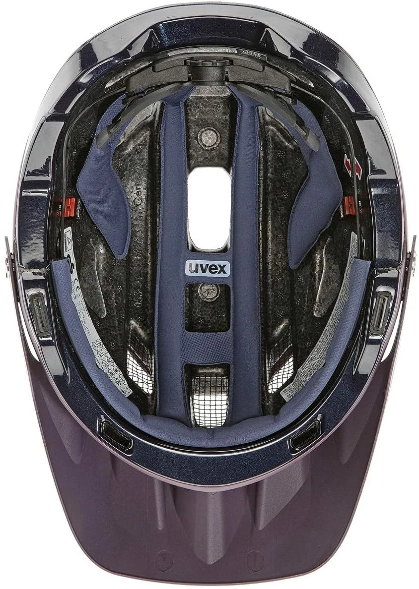 Uvex Quatro Integrale Mountainbike Helm - Plum-deepspace Mat/shiny 6 Uvex Quatro Integrale Mountainbike Helm - Plum-deepspace Mat/shiny – Bild 4