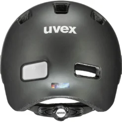 Uvex Rush Visor Visier Fahrradhelm - Dark Silver Mat -HelmPro Verkaufs-Shop uvex rush visor Visier Fahrradhelm mit Ruecklicht dark silver mat 4