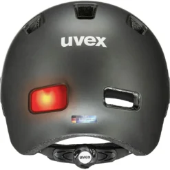 Uvex Rush Visor Visier Fahrradhelm - Dark Silver Mat -HelmPro Verkaufs-Shop uvex rush visor Visier Fahrradhelm mit Ruecklicht dark silver mat 5