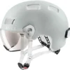 Uvex Rush Visor Visier Fahrradhelm - Papyrus Grey Mat